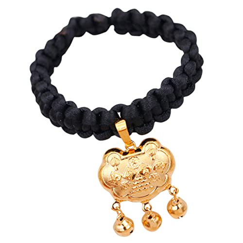FRCOLOR Goldenes Halsband für Haustierwelpen und Kätzchen Elegante Dekorative Halskette Glockenfunktion Festlicher Look FRCOLOR Goldenes Halsband für Haustierwelpen und Kätzchen Elegante Dekorative Halskette Glockenfunktion Festlicher Look von FRCOLOR