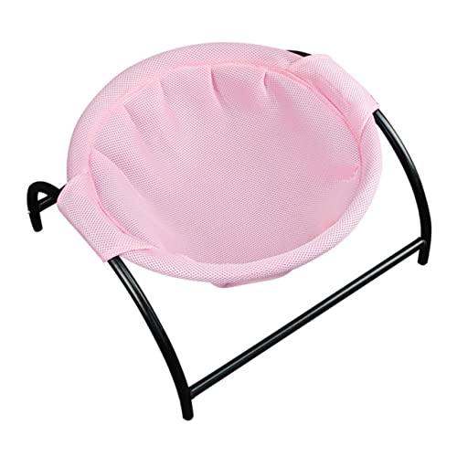 FRCOLOR Hängematte Für Katzen Und Kleine Hunde Atmungsaktive Liegemulde Erhöhter Schlafplatz Für Haustiere Für Drinnen Und Draußen Leicht Und Bequem Pinke Eisenrahmen Für Stilvolle FRCOLOR Hängematte Für Katzen Und Kleine Hunde Atmungsaktive Liegemulde Erhöhter Schlafplatz Für Haustiere Für Drinnen Und Draußen Leicht Und Bequem Pinke Eisenrahmen Für Stilvolle von FRCOLOR