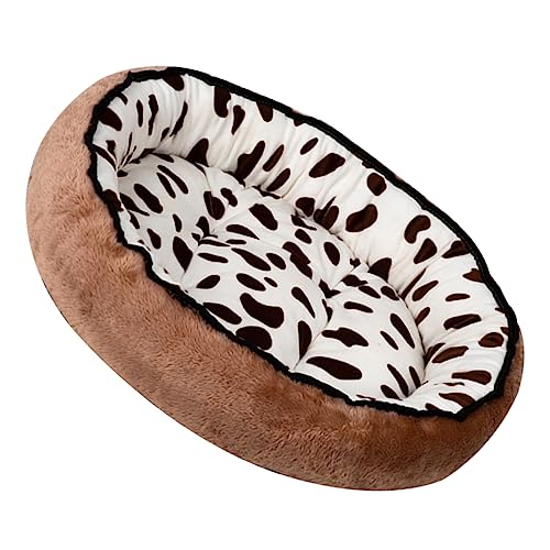 FRCOLOR Donut-Katzenbett Haustierbett für den Innenbereich pet Bed haustierfeldbett Schlafmatten waschbares hundebett waschbare Haustierunterlage Praktisches Katzenbett von FRCOLOR