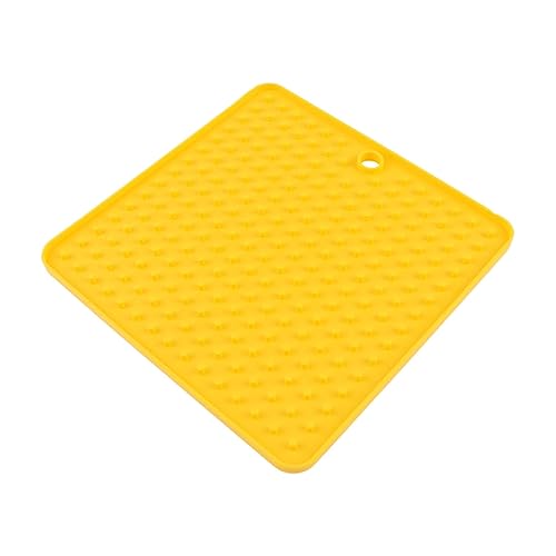 FRCOLOR Großes Futterkissen für Haustiere Hundeleckmatte Silikon-futterkissen für Haustiere Lenkt Die Aufmerksamkeit Ab Glückliches Gelb FRCOLOR Großes Futterkissen für Haustiere Hundeleckmatte Silikon-futterkissen für Haustiere Lenkt Die Aufmerksamkeit Ab Glückliches Gelb von FRCOLOR