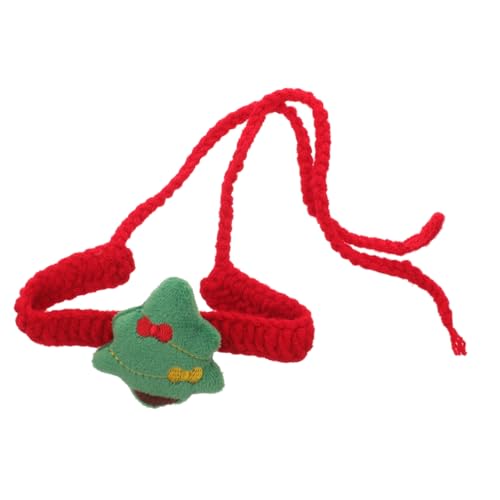 FRCOLOR Haustierhalsband Aus Wollgarn mit Weihnachtsbaum Hundehalsband Bruchfest für bis Große Hunde FRCOLOR Haustierhalsband Aus Wollgarn mit Weihnachtsbaum Hundehalsband Bruchfest für bis Große Hunde von FRCOLOR