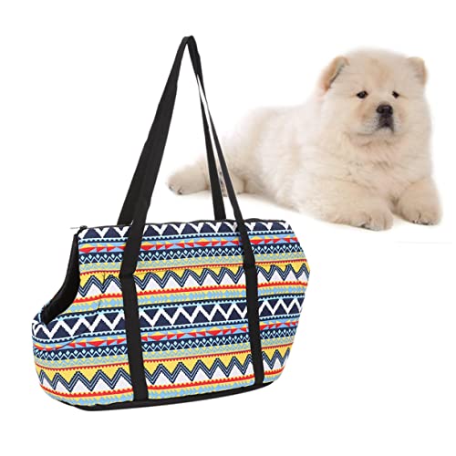 FRCOLOR Retro Haustier Schultertasche Verstellbare Tragetasche Für Kleine Hunde Atmungsaktives Design Für Outdoor-aktivitäten s Für Reisen Und Ausflüge von FRCOLOR