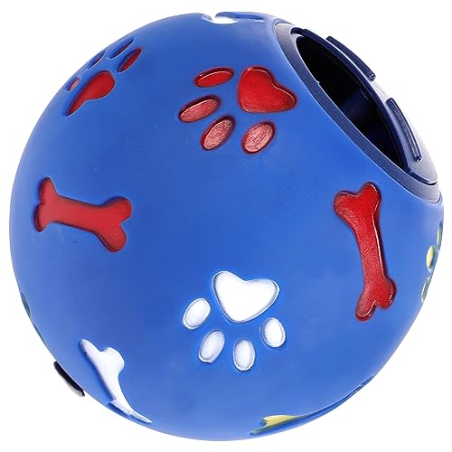 FRCOLOR Iq Leckerliball Für Hunde Beißballspielzeug Für Hunde Welpenspielzeug Beißball Für Hunde Hundebälle Zur Futterausgabe Hundetrainingsspielzeug Spielzeuge Hundeball Groß Spender TPR von FRCOLOR