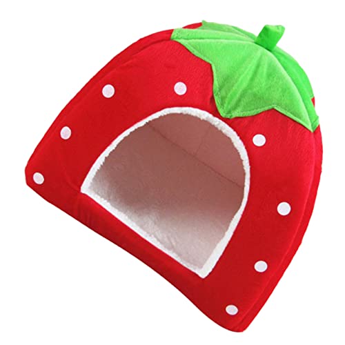 FRCOLOR Kaninchen Schlafhaus Für Kleine Haustiere Faltbares Warmes Winterbett Für Meerschweinchen Hamster Und Kaninchen Rotes Modell Bequem Und Vielseitig Für Jahreszeiten FRCOLOR Kaninchen Schlafhaus Für Kleine Haustiere Faltbares Warmes Winterbett Für Meerschweinchen Hamster Und Kaninchen Rotes Modell Bequem Und Vielseitig Für Jahreszeiten von FRCOLOR