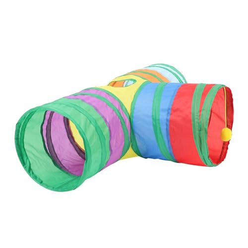 FRCOLOR 3-Kanal Tunnel Kätzchen Tunnel Spielzeug Kätzchen Spielzeug Spielsachen Lustig FRCOLOR 3-Kanal Tunnel Kätzchen Tunnel Spielzeug Kätzchen Spielzeug Spielsachen Lustig von FRCOLOR