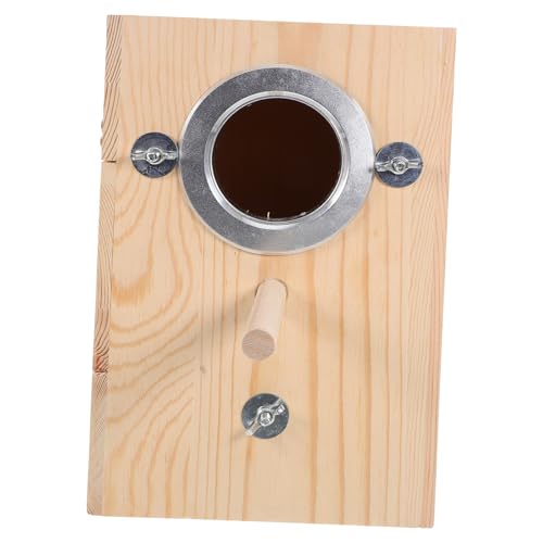 FRCOLOR Kasten Vogelnest Aus Holz Outdoor-zubehör Fink Vogelhauskäfig Holzdekor Tierdekor Türdekoration Vogelhaus Aus Holz Simuliertes Vogelnest Zuchtbox Hölzern Muschelschale FRCOLOR Kasten Vogelnest Aus Holz Outdoor-zubehör Fink Vogelhauskäfig Holzdekor Tierdekor Türdekoration Vogelhaus Aus Holz Simuliertes Vogelnest Zuchtbox Hölzern Muschelschale von FRCOLOR
