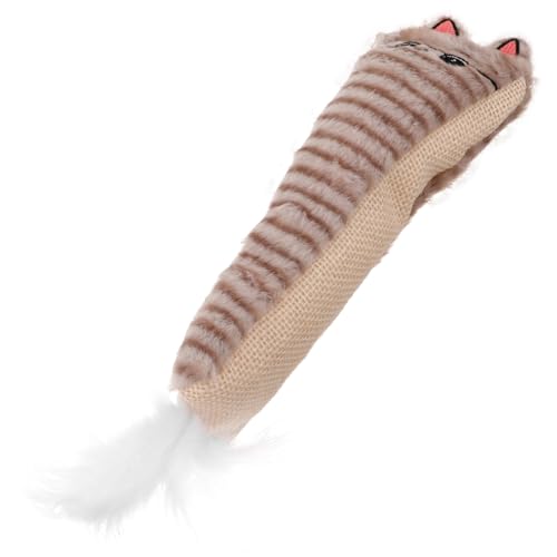 FRCOLOR Katze Kauspielzeug Mit Katzenminze Interaktives Plüschspielzeug Mit Knisterpapier Für Kätzchen Fördert Das Beißen Zahnpflege Für Katzenspaß Und Entspannung FRCOLOR Katze Kauspielzeug Mit Katzenminze Interaktives Plüschspielzeug Mit Knisterpapier Für Kätzchen Fördert Das Beißen Zahnpflege Für Katzenspaß Und Entspannung von FRCOLOR