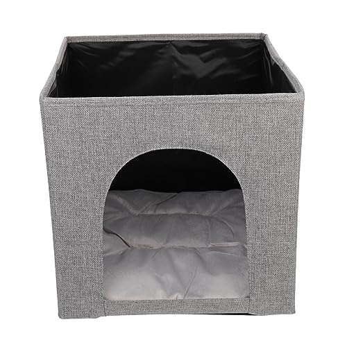 FRCOLOR Cat House Atmungsaktives Katzennest Komfortables Katzenbett Faltbare Aufbewahrungslösung Für Haustiere Einsetzbar Geeignet Für Hunde Und Katzen Ohne Deckel FRCOLOR Cat House Atmungsaktives Katzennest Komfortables Katzenbett Faltbare Aufbewahrungslösung Für Haustiere Einsetzbar Geeignet Für Hunde Und Katzen Ohne Deckel von FRCOLOR