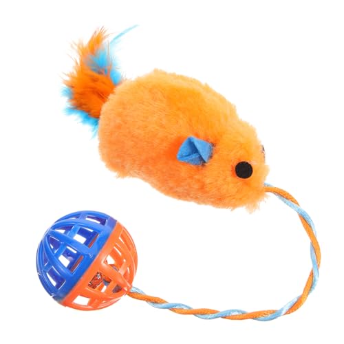 FRCOLOR Katzenspielzeug Katze Jagt Mäuse Spielzeug Für Haustiere Flauschige Mäuseknisterbälle Fangspielzeug Spielzeuge Weiches Lustiges Kätzchenspielzeug Plüsch Lustiger Katzenball Tragbar FRCOLOR Katzenspielzeug Katze Jagt Mäuse Spielzeug Für Haustiere Flauschige Mäuseknisterbälle Fangspielzeug Spielzeuge Weiches Lustiges Kätzchenspielzeug Plüsch Lustiger Katzenball Tragbar von FRCOLOR