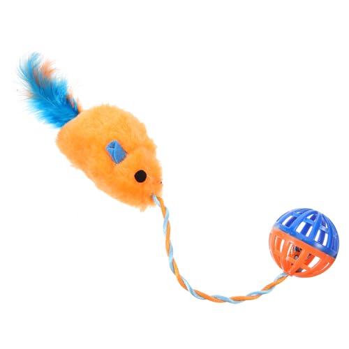 FRCOLOR Katzenspielzeug Katzenminzenmaus Rasselkugel Für Katzen Weiches Mausspielzeug Katzen-Teaser-Spielzeug Katze Jagt Mäuse Fangspielzeug Katzenjagdspielzeug Kätzchen Plüsch Zubehör FRCOLOR Katzenspielzeug Katzenminzenmaus Rasselkugel Für Katzen Weiches Mausspielzeug Katzen-Teaser-Spielzeug Katze Jagt Mäuse Fangspielzeug Katzenjagdspielzeug Kätzchen Plüsch Zubehör von FRCOLOR