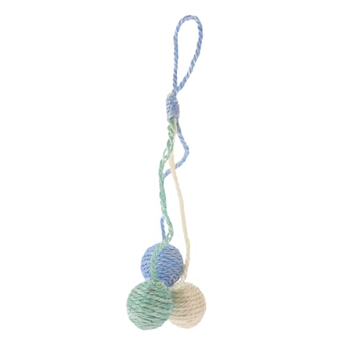 FRCOLOR Katzenspielzeug Sisalball Kauspielzeug Für Kätzchen-ballspielzeug Kratzball Aus Sisalseil Kaubälle Für Katzen Katzenkisten Für Wohnungskatzen Katzenstuhl Katze Fangball Hängend FRCOLOR Katzenspielzeug Sisalball Kauspielzeug Für Kätzchen-ballspielzeug Kratzball Aus Sisalseil Kaubälle Für Katzen Katzenkisten Für Wohnungskatzen Katzenstuhl Katze Fangball Hängend von FRCOLOR
