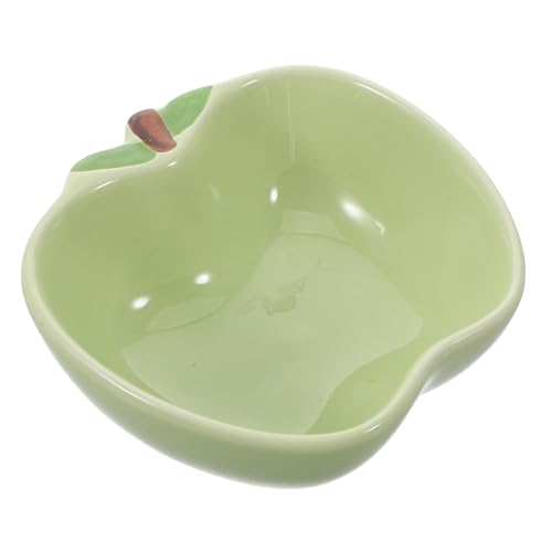 FRCOLOR Keramik Futternapf für Hamster und Kleintiere mit Rutschfester Unterseite Vielseitig als Fress und Snackschale Geeignet Apfelförmiges Design für Zwerghamster Rennmäuse und FRCOLOR Keramik Futternapf für Hamster und Kleintiere mit Rutschfester Unterseite Vielseitig als Fress und Snackschale Geeignet Apfelförmiges Design für Zwerghamster Rennmäuse und von FRCOLOR