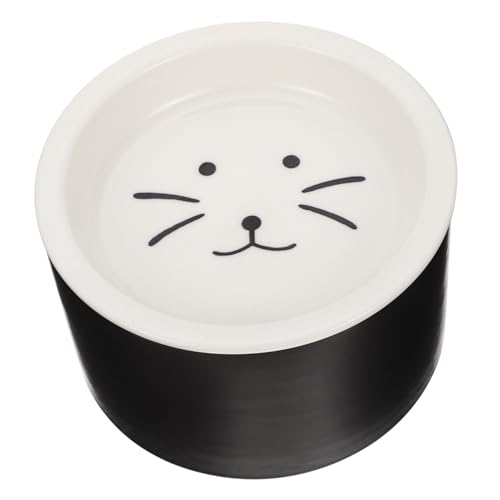 FRCOLOR Keramiknapf für Haustiere Wasserschale aus Porzellan Behälter für Hundefutter Behälter für Katzenfutter Katzennapf Vorratsbehälter für Lebensmittel Futternapf für Katzen Haushalt von FRCOLOR