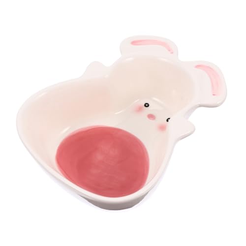 FRCOLOR Keramischer Futternapf Für Kleintiere Langlebige Hamster Und Kaninchenschale Für Futter Und Wasser Stabil Und rutschfest Für Haustiere Wie Hamster Und Mäuse von FRCOLOR