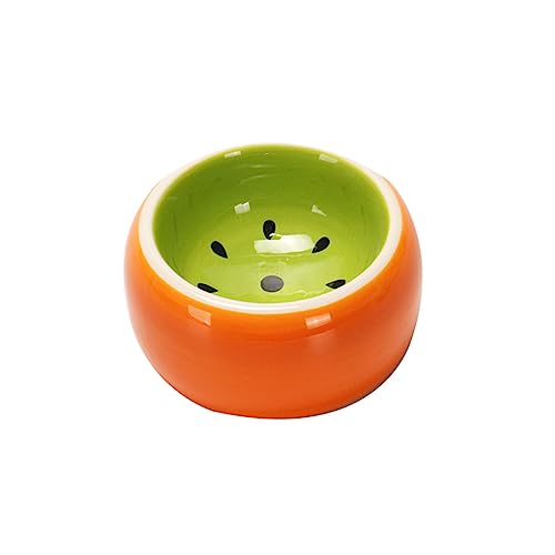 FRCOLOR Hamster Keramik Futternapf Leicht Zu Reinigen Obst Design Material FRCOLOR Hamster Keramik Futternapf Leicht Zu Reinigen Obst Design Material von FRCOLOR