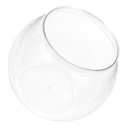 FRCOLOR Klares Aquariumbecken Fischglasvase Weithals-fischbox Glas Kugelaquarium Aquarienbecken Aus Kunststoff Multifunktionales Goldfischbecken Betta Fisch Büro Unzerbrechlich Plastik FRCOLOR Klares Aquariumbecken Fischglasvase Weithals-fischbox Glas Kugelaquarium Aquarienbecken Aus Kunststoff Multifunktionales Goldfischbecken Betta Fisch Büro Unzerbrechlich Plastik von FRCOLOR
