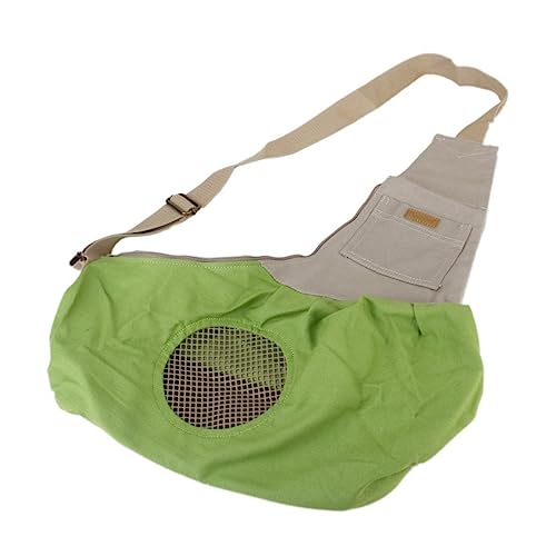 FRCOLOR Tragetasche Aus Segeltuch Für Hunde Und Katzen Schultertasche Tragetasche Grün Verstellbarer Riemen FRCOLOR Tragetasche Aus Segeltuch Für Hunde Und Katzen Schultertasche Tragetasche Grün Verstellbarer Riemen von FRCOLOR