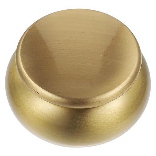 FRCOLOR Kleiner Kupfer Urnenbehälter mit Deckel Luftdicht Verschlossen Vielseitig für Räucherpulver und Schmuck Langlebige Metallurne zur Sicheren Aufbewahrung und Erinnerung von FRCOLOR