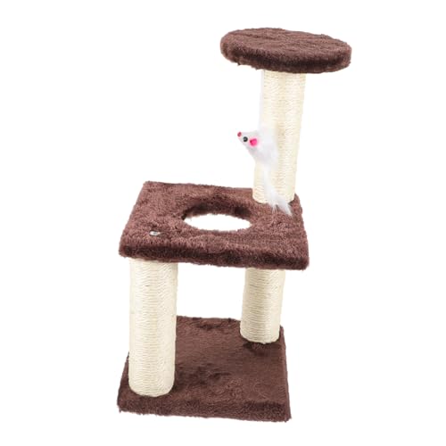 FRCOLOR Klettergerüst Für Katzen Großer Kratzbaum Für Katzen Wiederverwendbarer Katzenbedarf Entzückender Katzenkratzer Kratzbaum Aus Katzenzubehör Katzenturm Flanell Vertikal Haustier FRCOLOR Klettergerüst Für Katzen Großer Kratzbaum Für Katzen Wiederverwendbarer Katzenbedarf Entzückender Katzenkratzer Kratzbaum Aus Katzenzubehör Katzenturm Flanell Vertikal Haustier von FRCOLOR