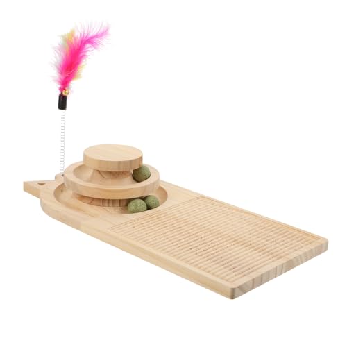 FRCOLOR Kratzbaum Für Katzen Katzenspielzeug Kratzspielzeug Für Katzen Kugel Spielzeug Kätzchen Necken Kratzspielzeug Für Haustiere Katze Im Gleisspielzeug Hölzern Haustier Katze Ball FRCOLOR Kratzbaum Für Katzen Katzenspielzeug Kratzspielzeug Für Katzen Kugel Spielzeug Kätzchen Necken Kratzspielzeug Für Haustiere Katze Im Gleisspielzeug Hölzern Haustier Katze Ball von FRCOLOR