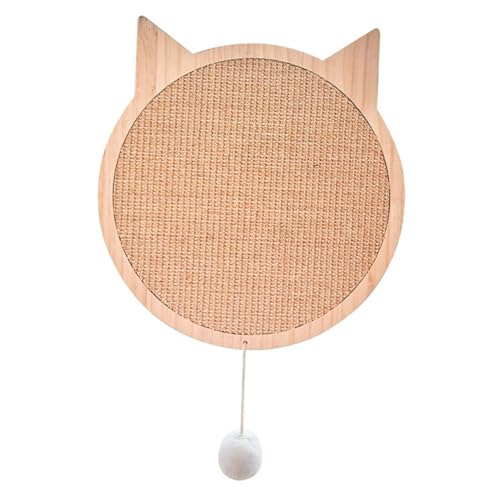 FRCOLOR Kratzbaum Für Katzen Wandkratzmatte Für Katzen Katzenkratzwand Katze Spielmatte Schlafteppich Katze Kratzunterlage Für Katzen Kratzspielzeug Für Katzen Handauflage Beissen Sisal von FRCOLOR