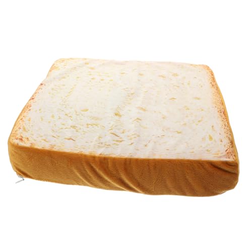 FRCOLOR Lustiges Toastbrot Kissen Abnehmbar Waschbar Plüsch Brotkissen Haustier Schlafmatte für Katzen Hunde Leicht Tragbar für Sofa Auto und Reise Gemütliches Sitz und Liegekissen FRCOLOR Lustiges Toastbrot Kissen Abnehmbar Waschbar Plüsch Brotkissen Haustier Schlafmatte für Katzen Hunde Leicht Tragbar für Sofa Auto und Reise Gemütliches Sitz und Liegekissen von FRCOLOR