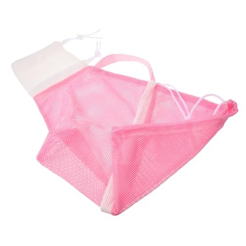 FRCOLOR Makeup Tasche rosarote Badetasche Pflegetasche Tasche zum Abschneiden von Katzennägeln katzenklo Haustierzubehör Haustier-Badetasche die Katze Beauty-Tasche Netztasche von FRCOLOR