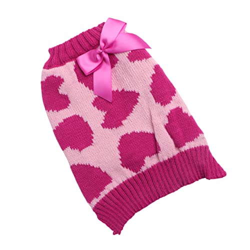 FRCOLOR Hundepullover Party-Kleidung für Haustiere Herz-Design Warmes Outfit für Welpen Modische Hundekleidung Größe Xs FRCOLOR Hundepullover Party-Kleidung für Haustiere Herz-Design Warmes Outfit für Welpen Modische Hundekleidung Größe Xs von FRCOLOR