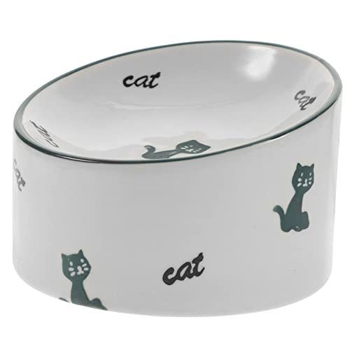 FRCOLOR Neigbarer Katzennapf aus Keramik Futterautomat für Haustiere Hundenapf pet Bowl katzenfutter schüssel Kätzchen-Feeder Hündchenschüsseln kompakter Katzennapf Futternapf am FRCOLOR Neigbarer Katzennapf aus Keramik Futterautomat für Haustiere Hundenapf pet Bowl katzenfutter schüssel Kätzchen-Feeder Hündchenschüsseln kompakter Katzennapf Futternapf am von FRCOLOR