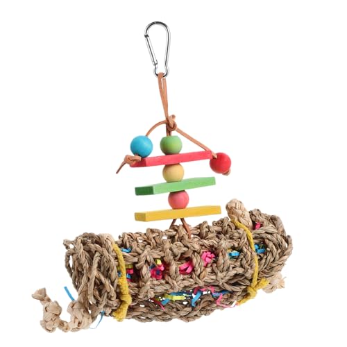 FRCOLOR Vogelspielzeug Für Papageien Robustes Kau Und Beißspielzeug Aus Naturmaterialien Zum Aufhängen Im Käfig Fördert Aktivität Und Spielspaß Für Wellensittiche Und Andere Vögel FRCOLOR Vogelspielzeug Für Papageien Robustes Kau Und Beißspielzeug Aus Naturmaterialien Zum Aufhängen Im Käfig Fördert Aktivität Und Spielspaß Für Wellensittiche Und Andere Vögel von FRCOLOR