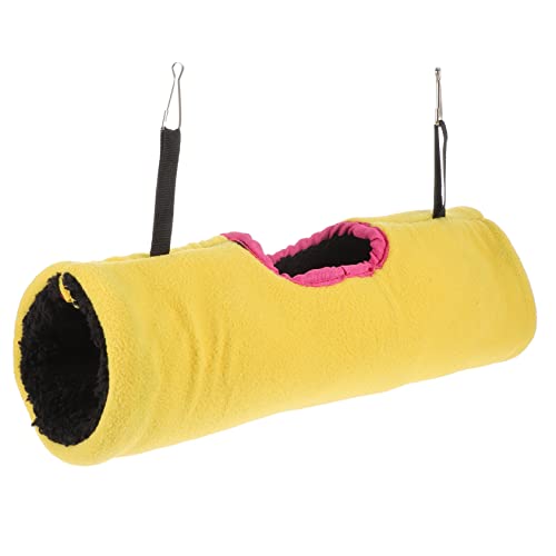 FRCOLOR Papageien-Tunnel-Hängematte Meerschweinchen-Tunnelspielzeug Schlafbett für Hamster Kleintier Versteck Tunnel Hamster Versteck Tunnel Plüschtiere Papageienspielzeug Chinchilla FRCOLOR Papageien-Tunnel-Hängematte Meerschweinchen-Tunnelspielzeug Schlafbett für Hamster Kleintier Versteck Tunnel Hamster Versteck Tunnel Plüschtiere Papageienspielzeug Chinchilla von FRCOLOR