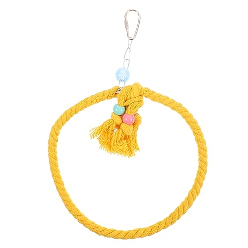 FRCOLOR Papageienringschaukel vogelkäfig zubehör vogelzubehör für käfig Sittich Barsch Seilstange für Vögel Spielzeuge Sittichschaukel Zubehör für Sittichkäfige beissen FRCOLOR Papageienringschaukel vogelkäfig zubehör vogelzubehör für käfig Sittich Barsch Seilstange für Vögel Spielzeuge Sittichschaukel Zubehör für Sittichkäfige beissen von FRCOLOR