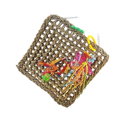 FRCOLOR Nymphensittich-Spielzeug Vögel Papagei Papageien suchen nach Spielzeug Papagei Klettern Haustierzubehör Vogelspielzeug Spielzeuge Vogelhaus Spielzeug für Haustiere Kletterwand FRCOLOR Nymphensittich-Spielzeug Vögel Papagei Papageien suchen nach Spielzeug Papagei Klettern Haustierzubehör Vogelspielzeug Spielzeuge Vogelhaus Spielzeug für Haustiere Kletterwand von FRCOLOR