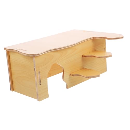 FRCOLOR Hamster Holzversteck Gemütliches Hamsterhaus Aus Robustem Holz Für Kleintiere Als Rückzugsort Und Spielplatz Für Hamster Meerschweinchen Und Andere Kleintiere FRCOLOR Hamster Holzversteck Gemütliches Hamsterhaus Aus Robustem Holz Für Kleintiere Als Rückzugsort Und Spielplatz Für Hamster Meerschweinchen Und Andere Kleintiere von FRCOLOR