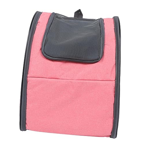 FRCOLOR Rucksack Für Haustiere Belüfteter Rucksack Faltbarer Rucksack Für Die Reise Rucksackträger Für Katzen Rucksackträger Für Hunde Reisetasche Schultertaschen Reisen Segeltuch Hündchen von FRCOLOR