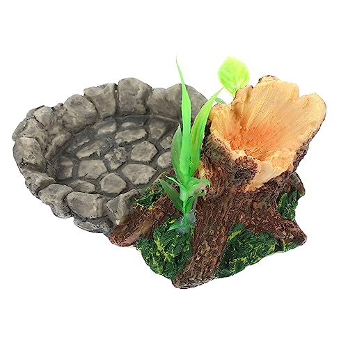FRCOLOR Schildkröten-vogelbad Futternapf Für Reptilien Schildkröten-wassernapf Wasserspender Für Reptilien Geckos Mehlwurmgericht Futternapf Aus Reptilienfelsen Speiseteller Harz FRCOLOR Schildkröten-vogelbad Futternapf Für Reptilien Schildkröten-wassernapf Wasserspender Für Reptilien Geckos Mehlwurmgericht Futternapf Aus Reptilienfelsen Speiseteller Harz von FRCOLOR