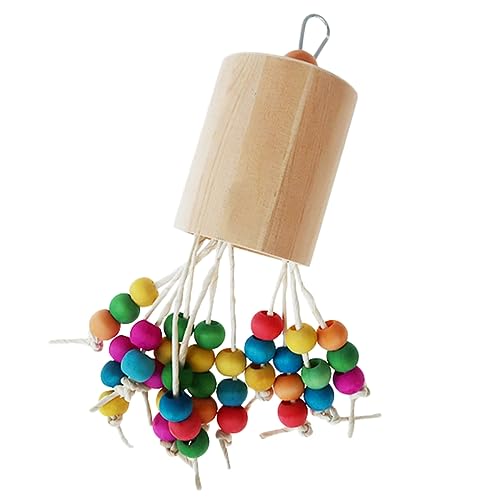 FRCOLOR Schnur Papagei Vogel Spielzeug Farbige Perlen Hölzern Kauen FRCOLOR Schnur Papagei Vogel Spielzeug Farbige Perlen Hölzern Kauen von FRCOLOR
