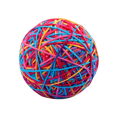 FRCOLOR Selbstglücklicher Ball Plüsch-Katzenspielzeug zahnspielzeug für kätzchen Kitten Spielzeug plüschball Spielzeuge Interaktives Spielzeug mit Katzenbällen die Katze von FRCOLOR