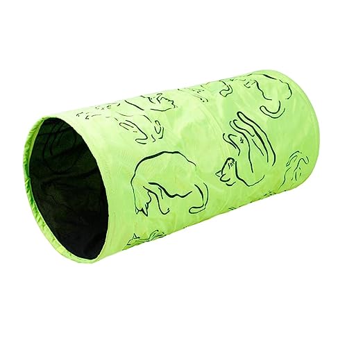 FRCOLOR Interaktive Katzentunnel Lustiger Spieltunnel für Haustiere 2 Löcher für Tiere Im Innenbereich 50 X 25 cm Grün FRCOLOR Interaktive Katzentunnel Lustiger Spieltunnel für Haustiere 2 Löcher für Tiere Im Innenbereich 50 X 25 cm Grün von FRCOLOR