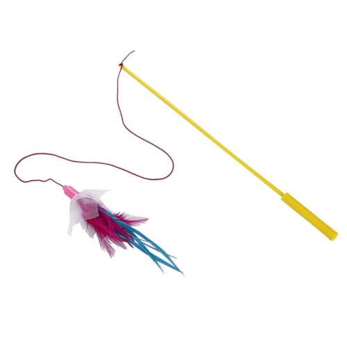 FRCOLOR Katzenangel Interaktives Katzenspielzeug Fänger Für Katzen Clip-on/Off-Funktion Und Langer FRCOLOR Katzenangel Interaktives Katzenspielzeug Fänger Für Katzen Clip-on/Off-Funktion Und Langer von FRCOLOR