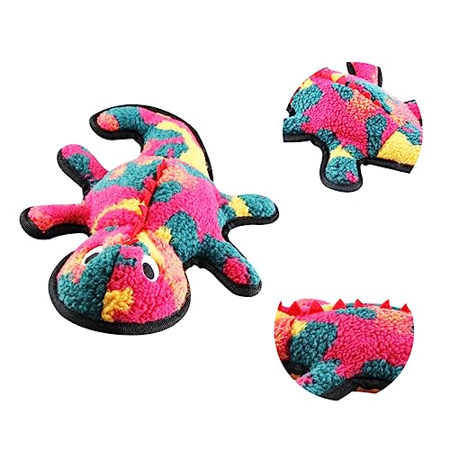 FRCOLOR Hundespielzeug Zum Kauen Plüsch-Gecko Quietschspielzeug Haustier-trainingsspielzeug Sound Für Hunde FRCOLOR Hundespielzeug Zum Kauen Plüsch-Gecko Quietschspielzeug Haustier-trainingsspielzeug Sound Für Hunde von FRCOLOR