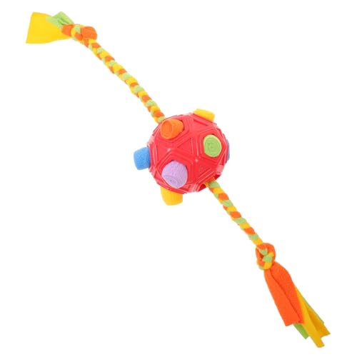 FRCOLOR interaktives Interactive Dog Toys Leckerli-Ball für Hunde Langsamer Futterautomat für Haustiere Welpenmais Spielzeug für Haustiere Hundeschnüffelball Heimtierbedarf von FRCOLOR