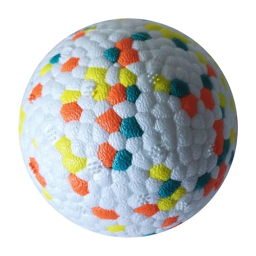 FRCOLOR Spielzeugball Für Haustiere Beißball Für Hunde Trainingsball Für Hunde Zähes Hundespielzeug Weiches Apportierspielzeug Hundespielzeug Holen Kauball Bissfester Ball Etpu Backenzahn von FRCOLOR