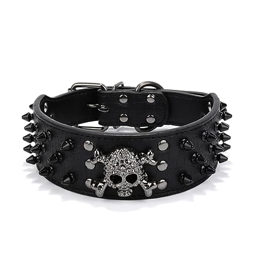 FRCOLOR Verstellbares Haustierhalsband Für Haustiere Verstellbares Hundehalsband Schädel Mit Rundem Kopf Schädel Hundehalsband FRCOLOR Verstellbares Haustierhalsband Für Haustiere Verstellbares Hundehalsband Schädel Mit Rundem Kopf Schädel Hundehalsband von FRCOLOR