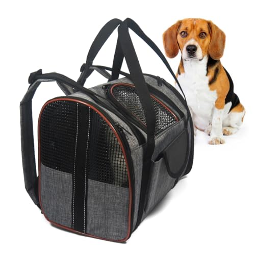 Die Einkaufstasche Tragetasche für Katzen Reisehandtasche für Haustiere Haustierrucksäcke Rucksack rücksack Tragetasche für Haustiere Tragetasche für Hunde atmungsaktiv von FRCOLOR
