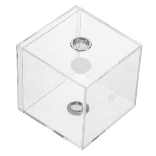 FRCOLOR Transparentes Insekten Terrarium für Heuschrecken und Springspinnen Vielseitiges Einfach zu Reinigendes Reptilien und Krabbeltier Ökosystem Geeignet für Innen und Außenbereich von FRCOLOR