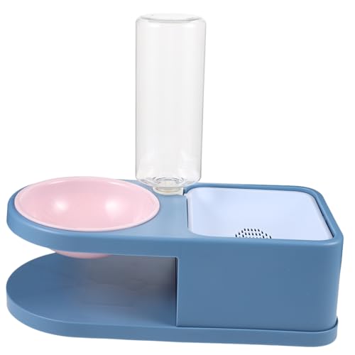 FRCOLOR Benutzerfreundliches Design Katzenfutter-futterautomat Kätzchen Automatischer Wasserspender Doppelschüssel Katzennäpfe Tierfutter-futterautomat FRCOLOR Benutzerfreundliches Design Katzenfutter-futterautomat Kätzchen Automatischer Wasserspender Doppelschüssel Katzennäpfe Tierfutter-futterautomat von FRCOLOR