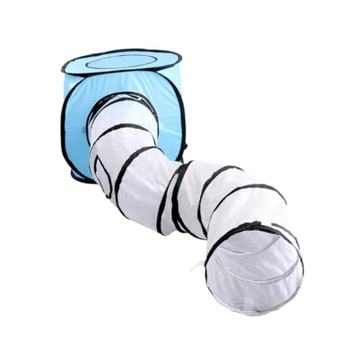 FRCOLOR Tunnelspielzeug Für Katzen Blauer Katzentunnel Pet-Tube-Spielzeug Katzenspielzeug Die Katze Zusammenklappbares Spielzeug Faltbarer Katzentunnel Haustier Zelt FRCOLOR Tunnelspielzeug Für Katzen Blauer Katzentunnel Pet-Tube-Spielzeug Katzenspielzeug Die Katze Zusammenklappbares Spielzeug Faltbarer Katzentunnel Haustier Zelt von FRCOLOR