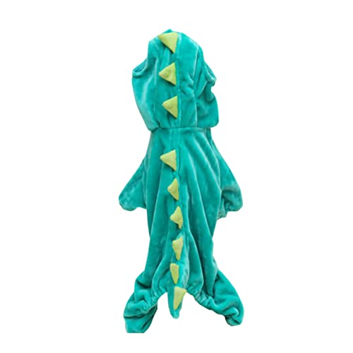 FRCOLOR Hundekleidung Mit Dinosaurier- Aus Velours Haustierkostüm Entzückende Haustierkleidung Für Hunde Größe XL Grün FRCOLOR Hundekleidung Mit Dinosaurier- Aus Velours Haustierkostüm Entzückende Haustierkleidung Für Hunde Größe XL Grün von FRCOLOR