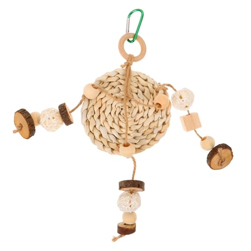 FRCOLOR Vogel Spielzeug Kauspielzeug für Papageien aus Maishülsen Spielzeug zum Aufhängen von Vogelkäfig Spielset aus Holz Papageienspielzeug aus Maishülsen Bissfestes Vogelspielzeug kauen FRCOLOR Vogel Spielzeug Kauspielzeug für Papageien aus Maishülsen Spielzeug zum Aufhängen von Vogelkäfig Spielset aus Holz Papageienspielzeug aus Maishülsen Bissfestes Vogelspielzeug kauen von FRCOLOR